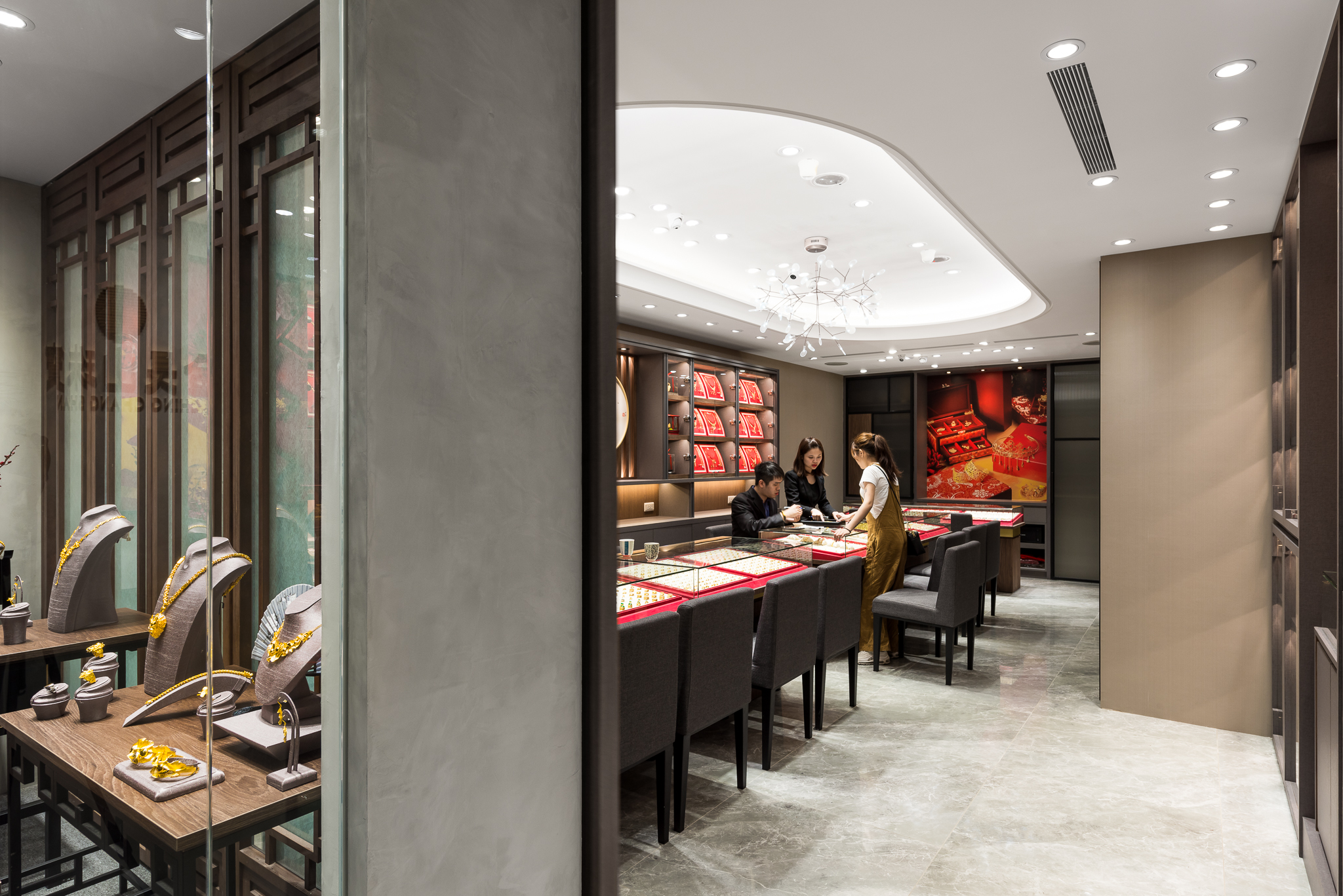 MUSE Design Winners - Chinese-Style Gold Store